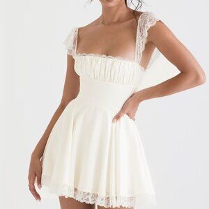 House of CB Kaia Ivory A-Line Mini Dress